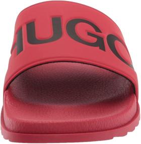 img 3 attached to Stylish and Comfy: HUGO BOSS Men's Slide Sandals for Fashionable Summer Footwear