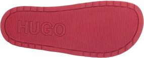 img 1 attached to Stylish and Comfy: HUGO BOSS Men's Slide Sandals for Fashionable Summer Footwear