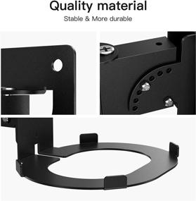 img 1 attached to 🔊 Premium Adjustable Speaker Wall Mount Bracket - Enhanced Tilt & Swivel for Sonos Move Smart Speaker Mounting Brackets