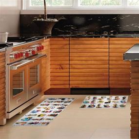 img 1 attached to Artistic Kitchen Mat Set 2