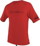 ultimate protection: o'neill youth basic skins upf 50+ short sleeve sun shirt logo