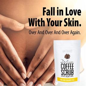 img 2 attached to Deluxe Coffee Scrub: The Ultimate All-Natural Exfoliant for Face & Body - Say Goodbye to Cellulite, Stretch Marks & Acne!