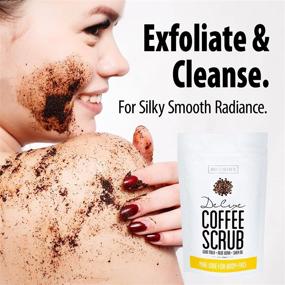 img 1 attached to Deluxe Coffee Scrub: The Ultimate All-Natural Exfoliant for Face & Body - Say Goodbye to Cellulite, Stretch Marks & Acne!