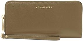 img 1 attached to Michael Kors Jet Continental Wristlet Women's Handbags & Wallets and Wristlets