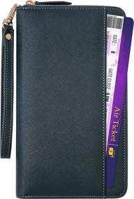 img 4 attached to Travel Wallet Document Organizer Passport Travel Accessories and Passport Wallets
