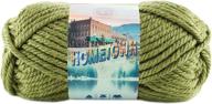 🦁 lion brand hometown usa yarn in oklahoma city green: vibrant and durable! logo