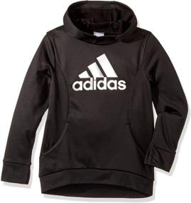 img 2 attached to Performance Hoodie for Little Girls by adidas