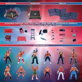 img 3 attached to Ultimate Wrestling Fun with ToyVelt: 32 Piece Wrestling Toys for Kids!