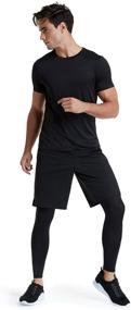 img 1 attached to ATHLIO Men's Workout Running Shirts: Sun Protection, Quick Dry & Athletic - 2 or 3 Pack Options!