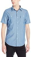 👔 ecko unltd chambray men's clothing with solid sleeves logo