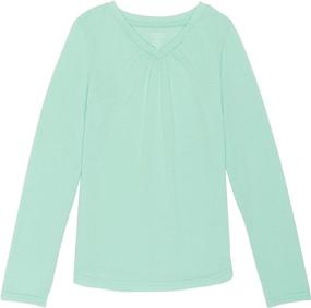 img 1 attached to French Toast Gathered Girls' Uniform T-Shirt in Tops, Tees & Blouses