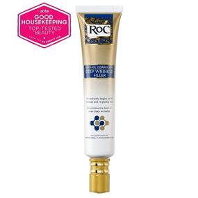 img 2 attached to 💧 RoC Retinol Correxion Deep Wrinkle Facial Filler - 1 Oz, with Hyaluronic Acid and Retinol