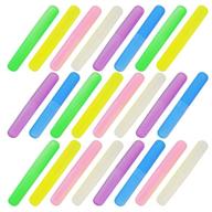 🦷 set of 24 plastic toothbrush cases in six vibrant colors – convenient, travel-friendly, and dust-proof toothbrush holders for everyday use logo