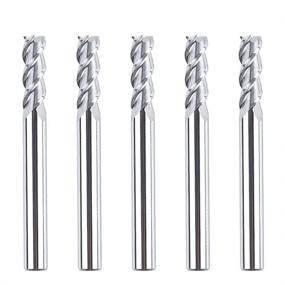 img 4 attached to 🌀 Spiral Aluminum Flutes by SpeTool: High-Performing Non-Ferrous Cutting Tools