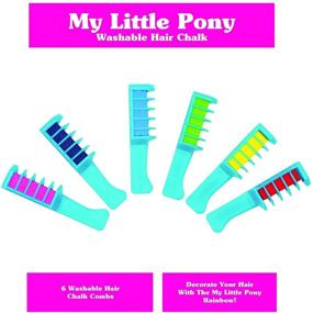 img 1 attached to Расчески-краски для волос My Little Pony в упаковке из 6 штук: волшебные цвета для ярких грив!