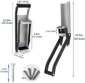 img 3 attached to 🥫 - "LIANGKEN Can Crusher Wall Mounted 16 Oz. Heavy Duty for Recycling - Easy Pull-Down Mechanism, Can Smasher for Aluminum Cans, Soda, Beer - Eco-Friendly Recycling Tool