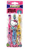 firefly hello kitty toothbrushes (3), 3 count: keep kids' teeth sparkling with fun! logo