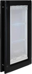 img 3 attached to 🐾 Endura Flap Pet Door: Double Flap, Extra Insulated, All-Weather Doggie Door with Energy Efficiency - Ideal for Small to XL Dogs - Available in Black, Tan, and White Frames - Well-Built with Locking Cover