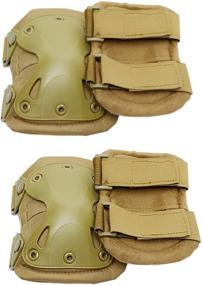 img 3 attached to 👊 Ever Fairy Combat Tactical Military Hard X Knee Pads Elbow Pads: Ultimate Safety Gear for Sports and Protection