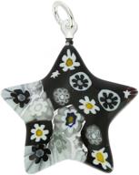 подвеска glassofvenice из муранского стекла millefiori логотип