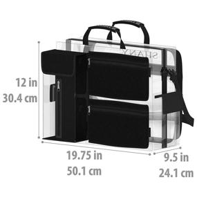 img 1 attached to 🧳 SHANY Travel Makeup Organizer with Removable Compartments