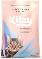 🐱 сухой корм для кошек kitzy - беззерновой рецепт с индейкой, белой рыбой и горошком. логотип
