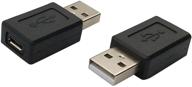 💻 2 шт. usb 2.0 мужской разъем на женский micro usb адаптер: эффективное решение для передачи данных. логотип