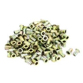 img 3 attached to 🔩 uxcell 100 Pcs M5 Threaded Countersunk Head Knurled Blind Rivet Nuts Nutserts: Wide Range of Applications and Reliable Fastening Solution