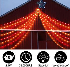 img 3 attached to 🍓 Silvom Strawberry Red Christmas Lights - 25 LED, 16ft, 120V UL Certified Indoor/Outdoor String Lights for Halloween, Thanksgiving, Christmas Tree, Wedding, and Holiday Decoration
