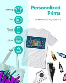 img 1 attached to 🖨️ Ecodot 400ML Sublimation Ink Refill: Perfect for Epson WF7710, ET2720, ET4700, ET15000, ET2760, ET2750, WF7820 Inkjet Printers, Heat Press Transfer on Plates, Mugs, Polyester Shirts, Phone Cases, and More