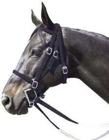 img 1 attached to 🏇 Nylon Race Horse Bridle by Intrepid International