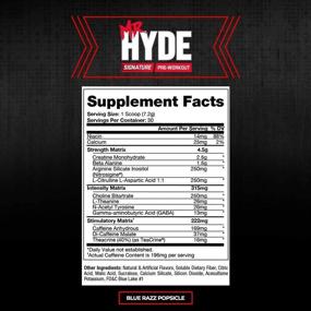img 3 attached to 💪 ProSupps Mr. Hyde Signature Pre Workout: Maximize Energy, Focus, and Pumps for Men and Women - Blue Razz Flavor, 30 Servings