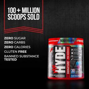 img 2 attached to 💪 ProSupps Mr. Hyde Signature Pre Workout: Maximize Energy, Focus, and Pumps for Men and Women - Blue Razz Flavor, 30 Servings