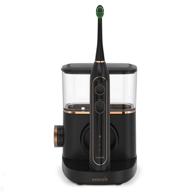 🦷 waterpik sonic-fusion professional flossing electric toothbrush, black, single pack logo