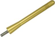 antennamastsrus - made in usa - 4 inch gold aluminum antenna is compatible with toyota tundra (2000-2020) logo