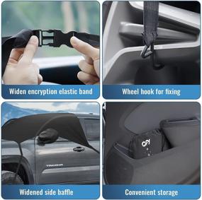 img 1 attached to OFY Windshield Waterproof Thicken Protector Exterior Accessories