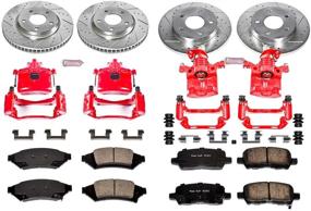 img 1 attached to 🏎️ Переключение мощности KC1589 1-Click Performance Brake Kit с суппортами - Продвигается для SEO