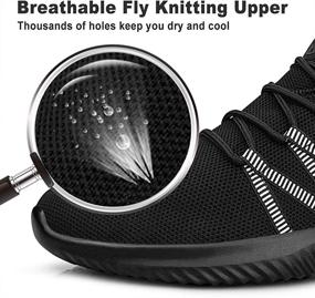 img 1 attached to Feethit Breathable Lightweight Comfortable Sneakers Sports & Fitness for Running