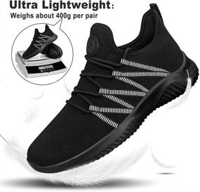 img 2 attached to Feethit Breathable Lightweight Comfortable Sneakers Sports & Fitness for Running