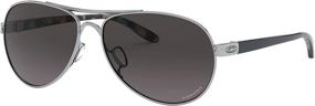 img 3 attached to 👓 Оптимизированные для SEO: Женские солнцезащитные очки Oakley OO4108 Tie Breaker Metal Aviator