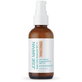 img 4 attached to 🌞 Josie Maran Argan Daily Moisturizer SPF 47: Lightweight, Non-Greasy, Chemical-Free Sunscreen - Ultimate Sun Protection for Radiant Skin (60ml/2.0oz)