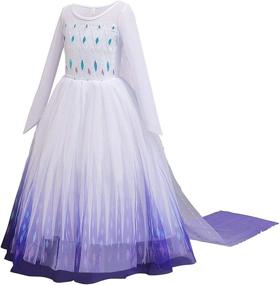 img 3 attached to Princess Costume Halloween Birthday Purple