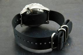 img 2 attached to Helm Watches Nylon Watch Strap Men's Watches