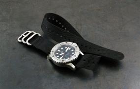 img 1 attached to Helm Watches Nylon Watch Strap Men's Watches