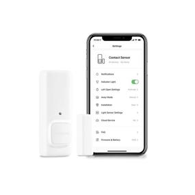 img 4 attached to SwitchBot Door Alarm Contact Sensor - Enhance Home Security with Wireless Window Alarm & Door Sensor, Alexa Compatible