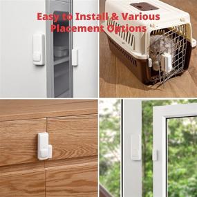 img 1 attached to SwitchBot Door Alarm Contact Sensor - Enhance Home Security with Wireless Window Alarm & Door Sensor, Alexa Compatible