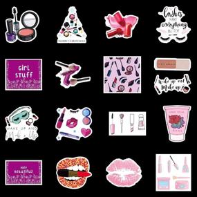 img 1 attached to Stickers Different Waterproof Lipstick Skateboard