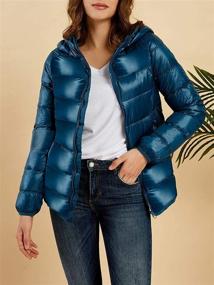 img 3 attached to Womens Jackets Packable Lightweight Pockets Women's Clothing in Coats, Jackets & Vests