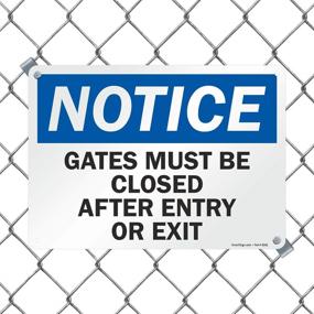 img 2 attached to 🚧 SmartSign Aluminum Gates Closed Notification System