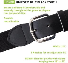 img 3 attached to 🧢 Champion Sports Baseball Softball Uniform Men's Belt Accessories